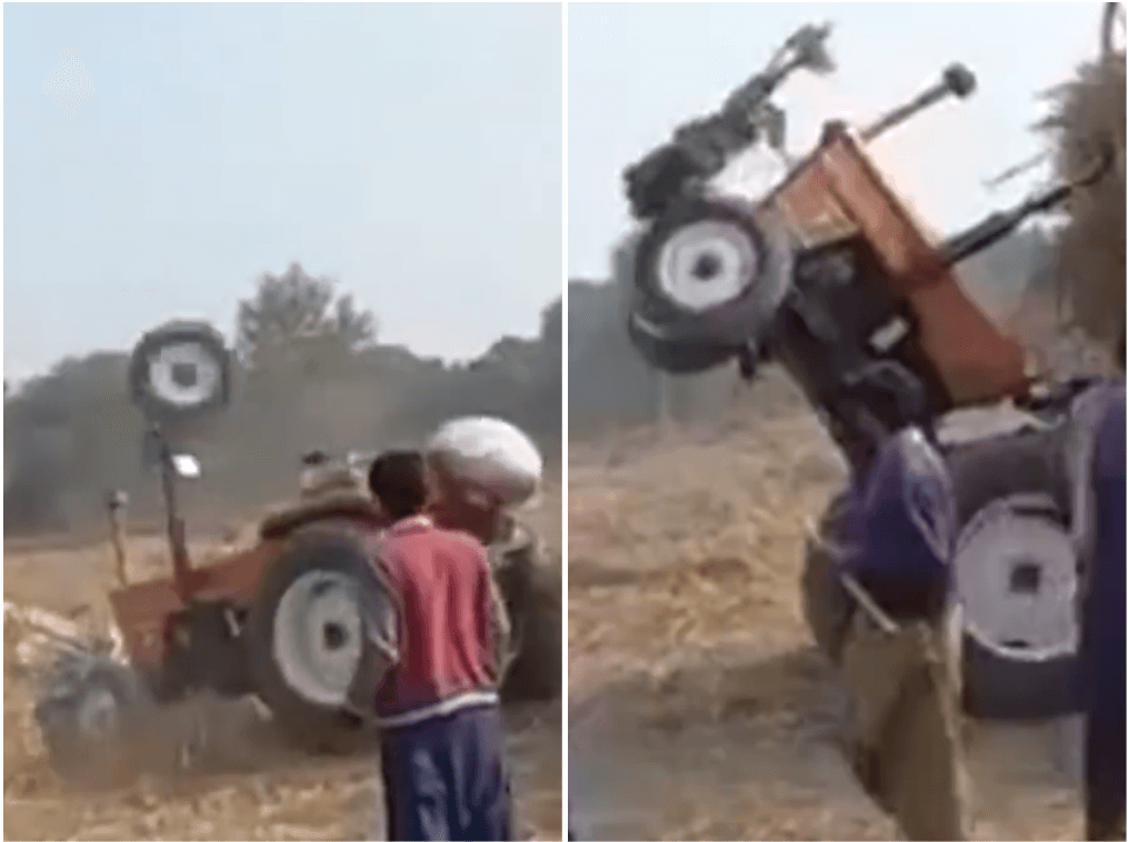 Vozač traktora zamalo usmrtio radnike: Odletio točak u zrak