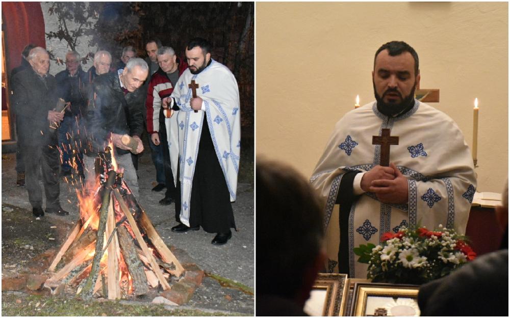 Po prvi put nakon tri decenije zapaljen badnjak u maloj crkvi u Goraždu