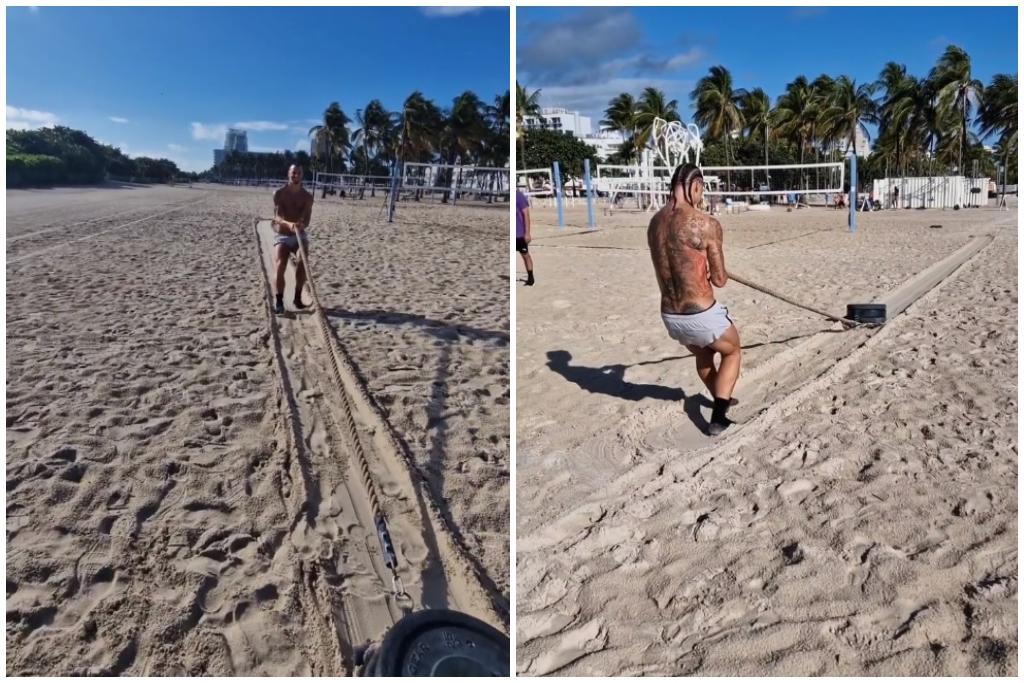 Ibrahimovićev žestok trening na plaži uz pjesmu iz čuvenog filma
