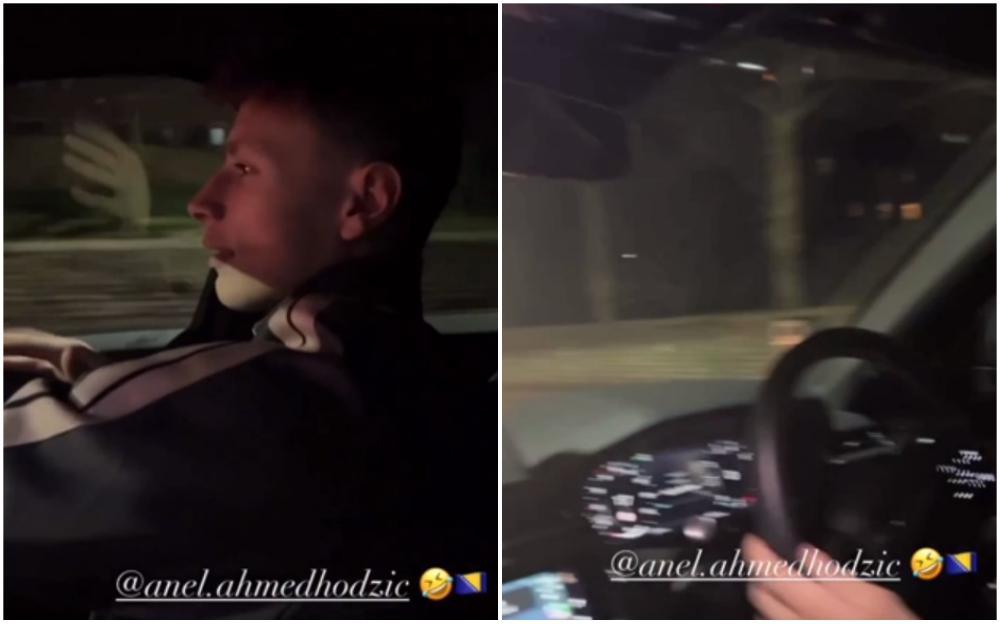 Anel Ahmedhodžić uživa u hitovima bh. pjevača: Vozi automobil uz Halidovu pjesmu