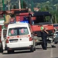 Nesreća u Rajlovcu, sudarili se kamion i kombi