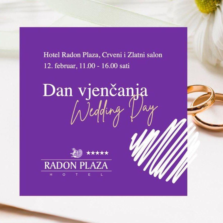 "Dan vjenčanja" u hotelu "Radon Plaza" održat će se u nedjelju