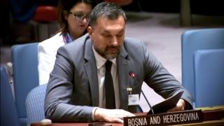 Konaković se obratio Vijeću sigurnosti UN-a: Svijet je šutio kad se desio genocid u Srebrenici