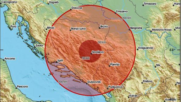 Zemljotres pogodio Sarajevo - Avaz