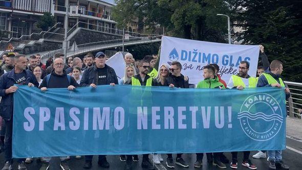 Sa protesta za spas Neretve - Avaz