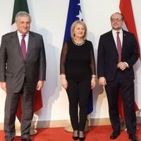 Krišto s ministrima vanjskih poslova Austrije i Italije: Tema evropski put BiH