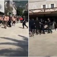 Video / Navijački haos uoči derbija u Crnoj Gori: Nikšićani napadali goste u lokalu, jednog gađali biciklom