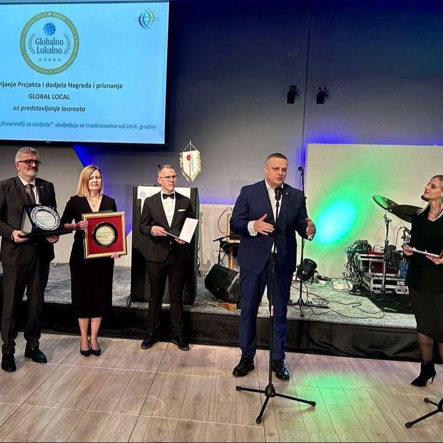 Vojin Mijatović dobio zlatnu nagradu “GlobalLocal” u Dubrovniku