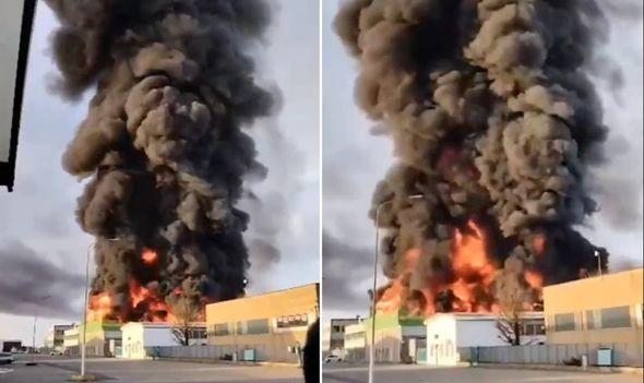 Požar je izbio u hemijskoj fabrici - Avaz