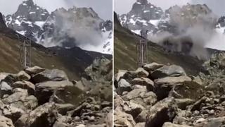 Obrušio se planinski vrh u Austriji, snimak postao viralan