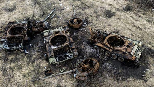 Uništeni ruski tenkovi u Ukrajini - Avaz