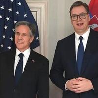 Blinken nakon sastanka sa Vučićem: Potvrdili smo sve bolje odnose između Srbije i USA