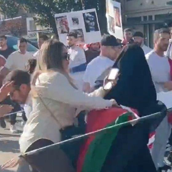 Nasilni protesti u SAD: Policija razdvajala pristalice Izraela i Palestine