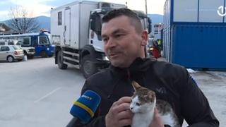 Pripadnik FUCZ-a udomio mačku spašenu iz ruševina u Turskoj