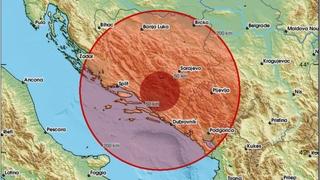 Jak zemljotres pogodio područje Hercegovine