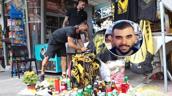 Oproštaj od tragično preminulog navijača AEK-a - Avaz