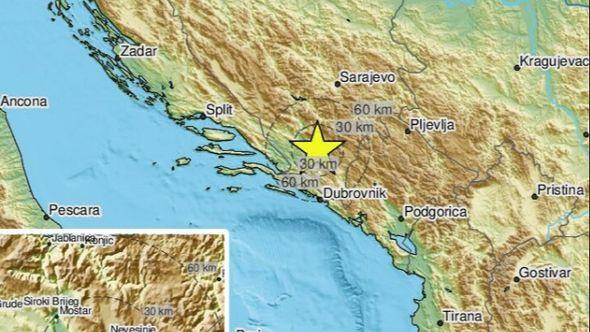 Zemljotres u Hercegovini - Avaz