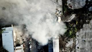 Slike iz zraka: Vatrogasci lokalizirali požar u Sarajevu