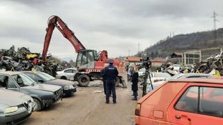 MUP ZDK uništio 29 automobila oduzetih od višestrukih povratnika u činjenju saobraćajnih prekršaja