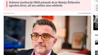 Nakon što je SIPA provela akciju "Kapital":  I regionalni mediji se raspisali o slučaju "Živković"