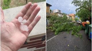 Oluja ponovo pogodila Hrvatsku: Nevrijeme u Istri, pada tuča 