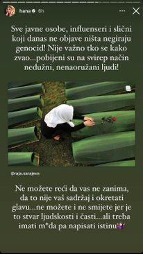 Hana se oglasila povodom 28. godišnjice genocida u Srebrenici - Avaz