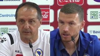 Hadžibegić tvrdi da BiH može biti u vrhu evropskog fudbala, Džeko: Situacija u grupi nije zabrinjavajuća
