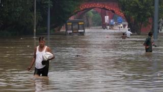 Record monsoon rains have killed more than 100 people in northern India this week