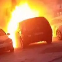  U Hrasnici zapaljena Škoda Octavia: Požar se proširio i na parkirani Golf