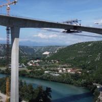 Video / Most Počitelj na Koridoru 5C spojen sa lijevom obalom Neretve