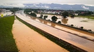 Dramatično stanje: Pogledajte kako izgleda slovenski autoput nakon poplava 