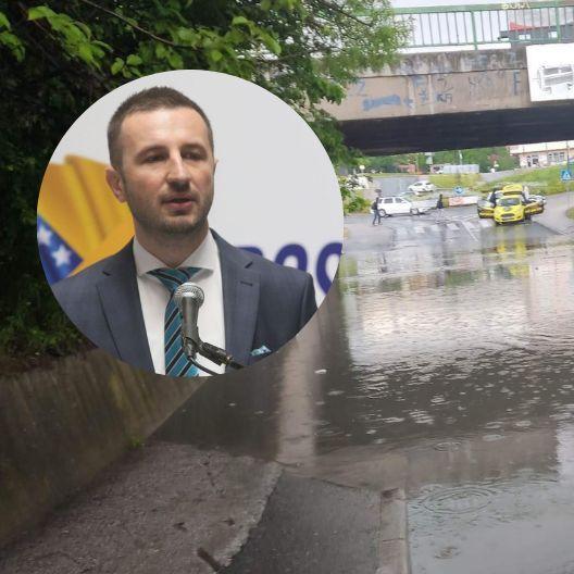 Video + foto / Tradicionalno: Opet poplavljen Efendićev podvožnjak u Buća Potoku