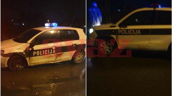 Oštećena dva policijska vozila - Avaz