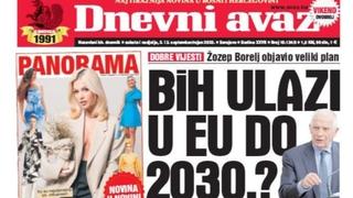 U dvobroju "Dnevnog avaza" čitajte: BiH ulazi u EU do 2030.?
