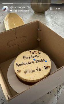 Rođendanska torta Đine Džinović  - Avaz