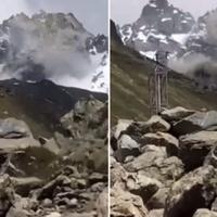 Obrušio se planinski vrh u Austriji, snimak postao viralan