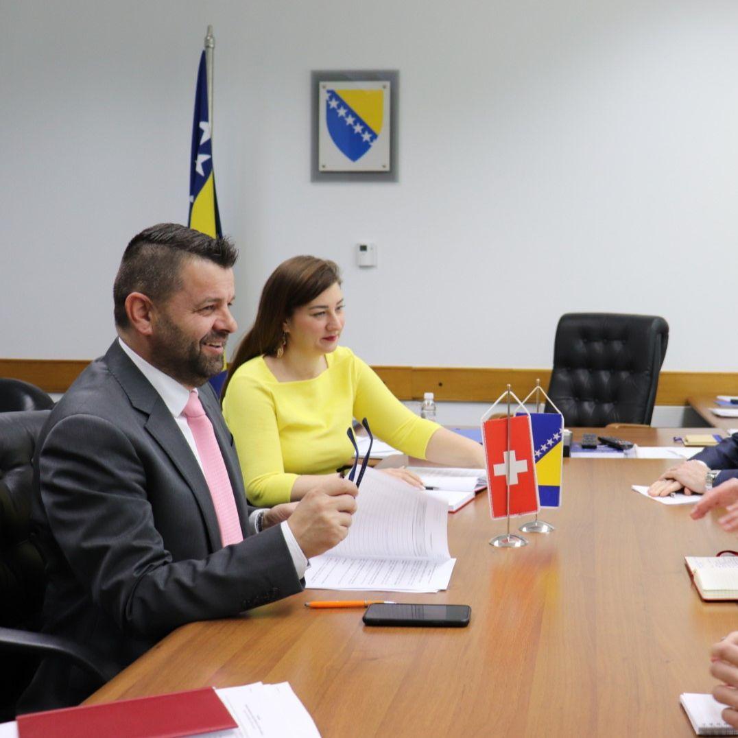 Ministar Hurtić sastao se s ambasadorom Švicarske Hunom