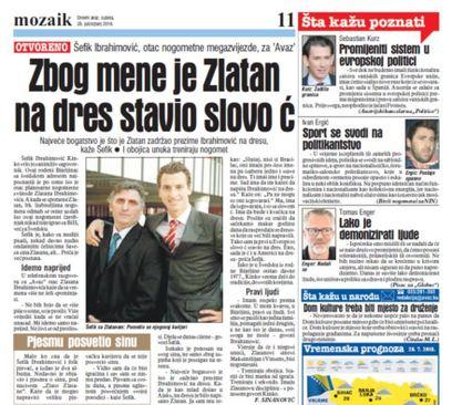 Šefik Ibrahimović je ekskluzivno govorio za naš list 2018. godine - Avaz