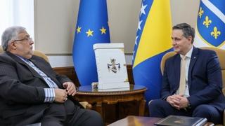 Bećirović razgovarao s ambasadorom Islamske Republike Iran u BiH Abuzarom Ebrahimijem Torkamanom