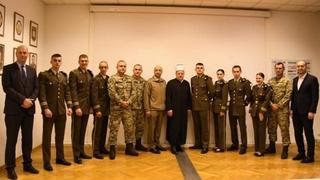 Delegacija Vojnog muftijstva posjetila pripadnike OS BiH koji se školuju na vojnoj akademiji u Zagrebu