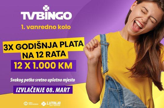Cijena jednog bingo listića sa 6 kombinacija iznosi 3,00 KM - Avaz