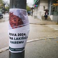 U Mostaru osvanuli plakati s uznemirujućim parolama: "Najluđa noć na kostima Bošnjaka"