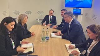 U Davosu se sastali Borjana Krišto i Andrej Plenković: Razgovarali o odnosima dvije države