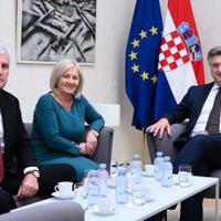 Čović i Krišto s Plenkovićem: Razgovarali o euroatlantskom putu BiH i izmjeni Izbornog zakona