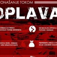 Crveni križ Novo Sarajevo izdao upute za ponašanje tokom poplava 