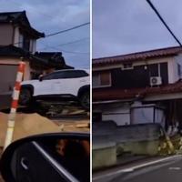 Najnoviji snimci iz Japana: Srušene brojne kuće, otkazane željezničke linije