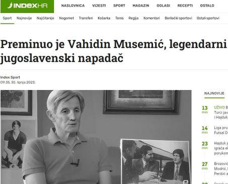 Objave regionalnih medija o odlasku Musemića - Avaz