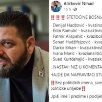 Radikal Aličković nastavio s prijetnjama: Objavio listu za odstrel