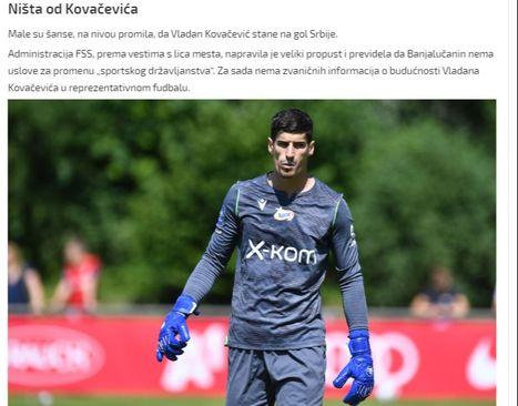 Izjava za Vladana Kovačevića - Avaz