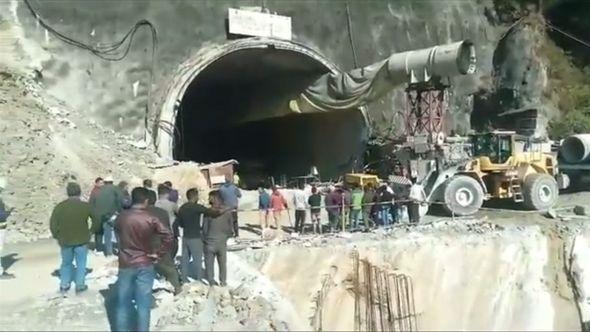 Tunel koji se urušio u Indiji - Avaz